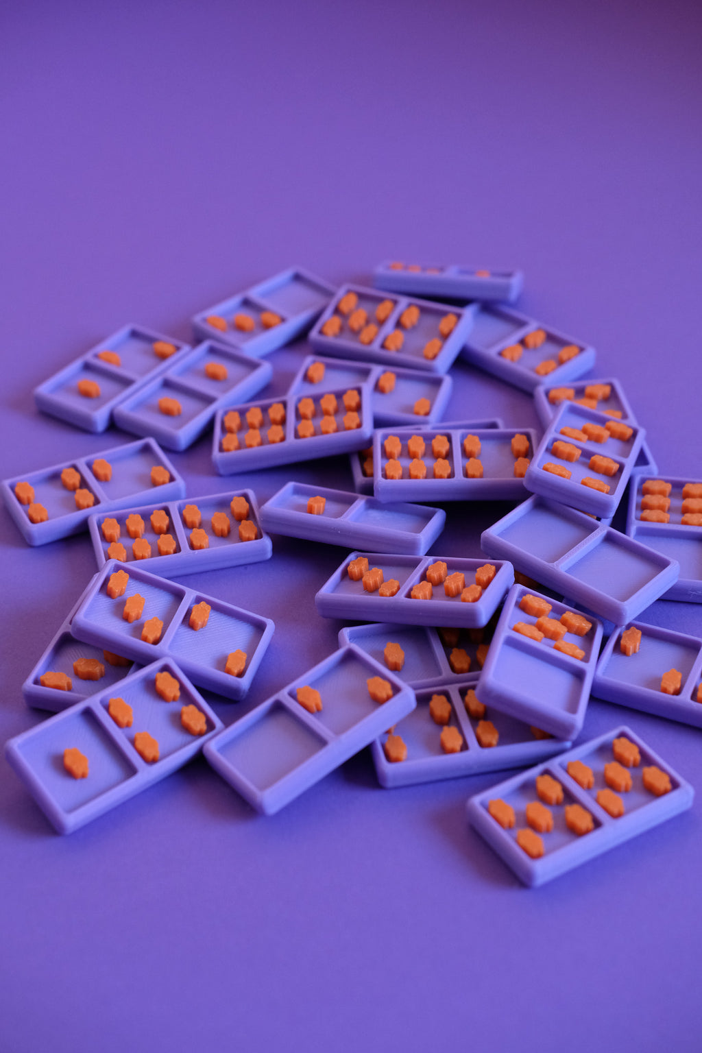 Kiki Dominoes (Lavender - Orange)