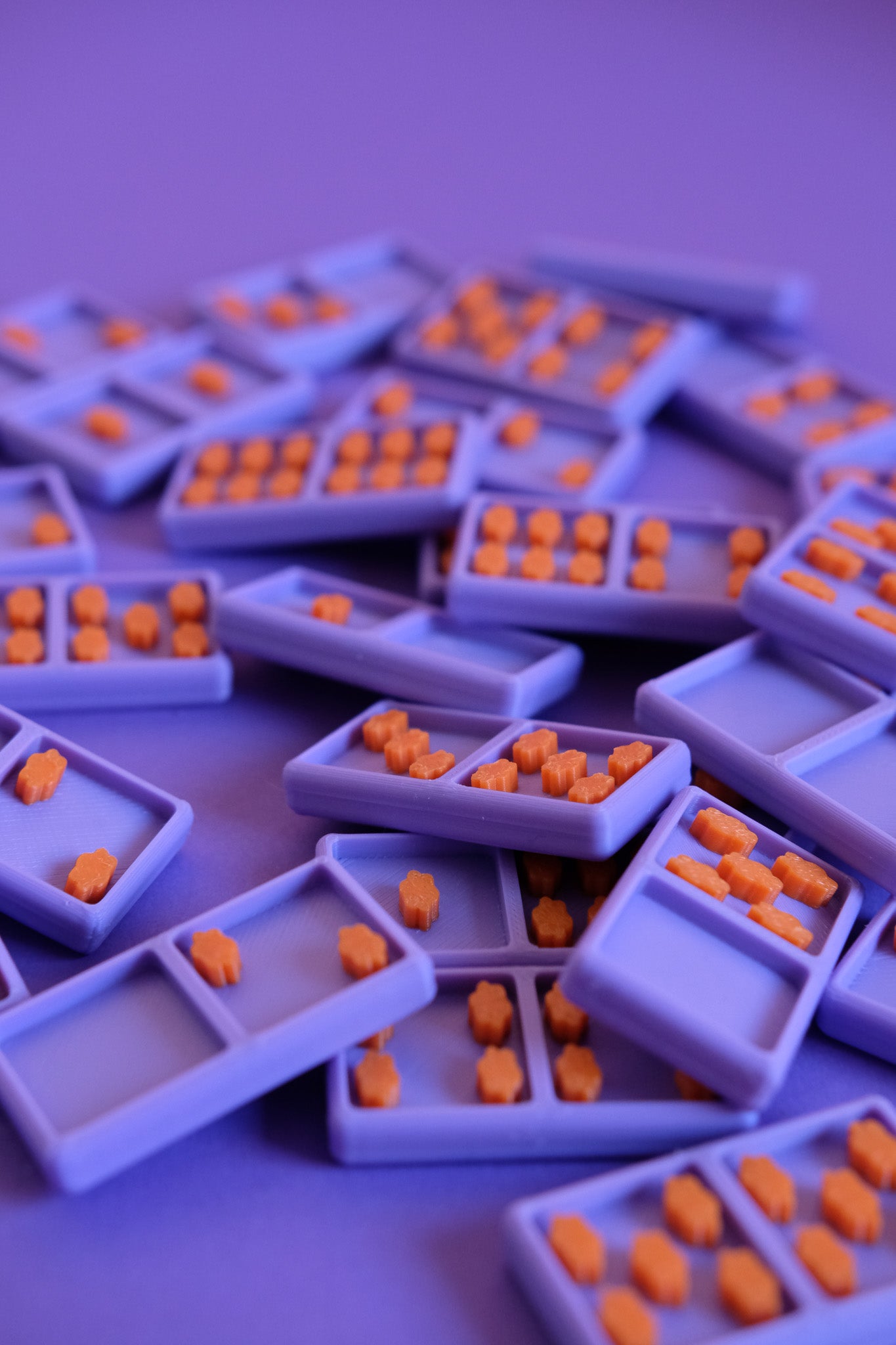 Kiki Dominoes (Lavender - Orange)