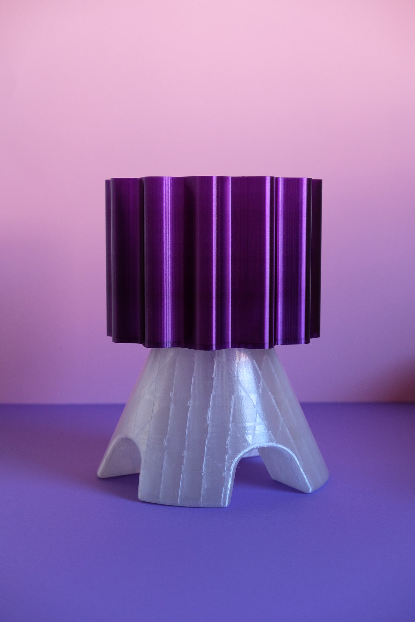 Recycled LOOMA - BUB3 Tablelamp (Purple - Transparent)