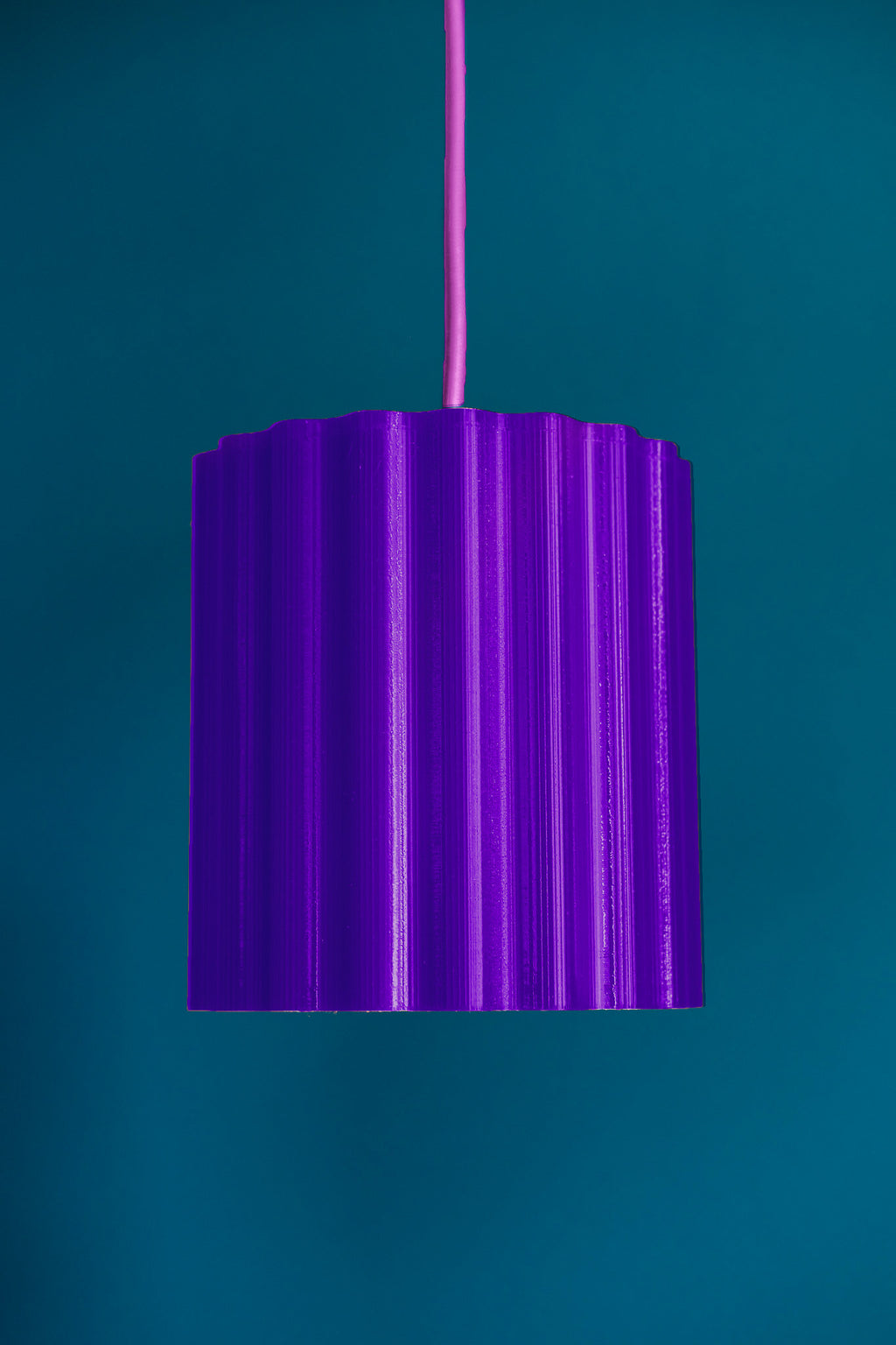 Recycled Flux Ceiling Lamp - Orange