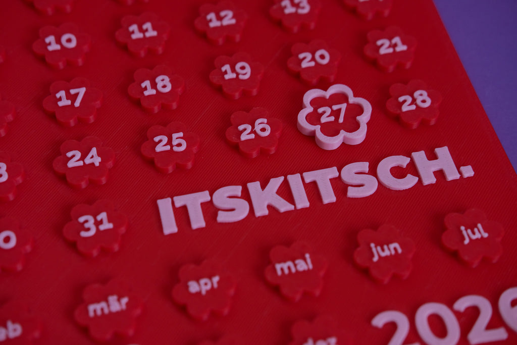 2026 Kalender (Red - Pink)