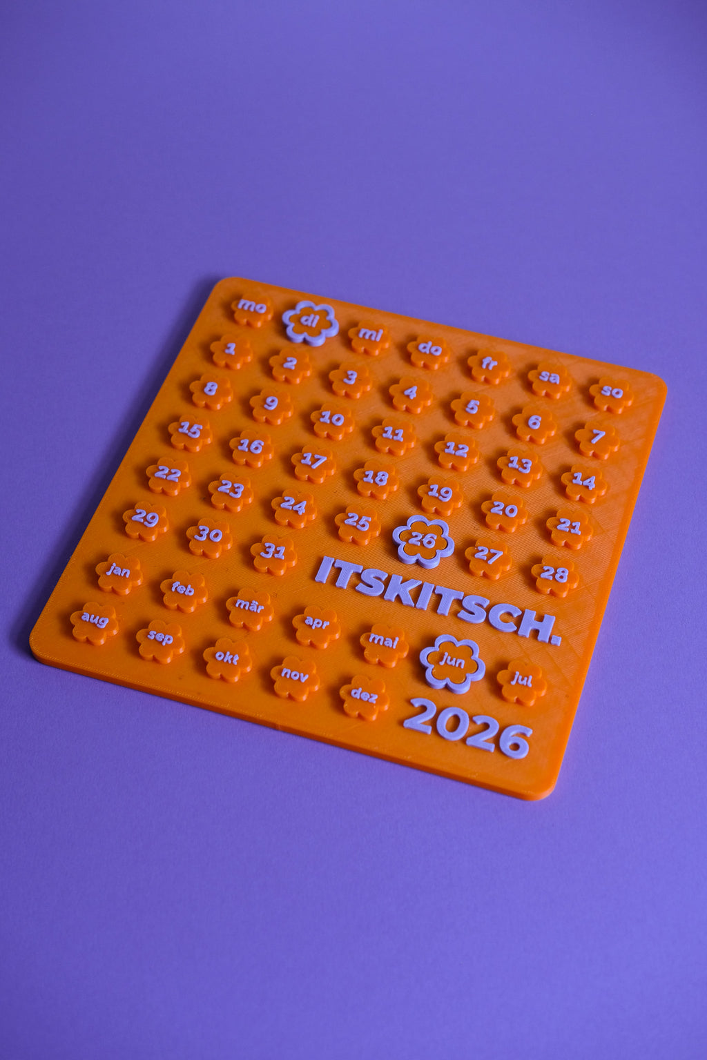 2026 Kalender (Orange - Purple)
