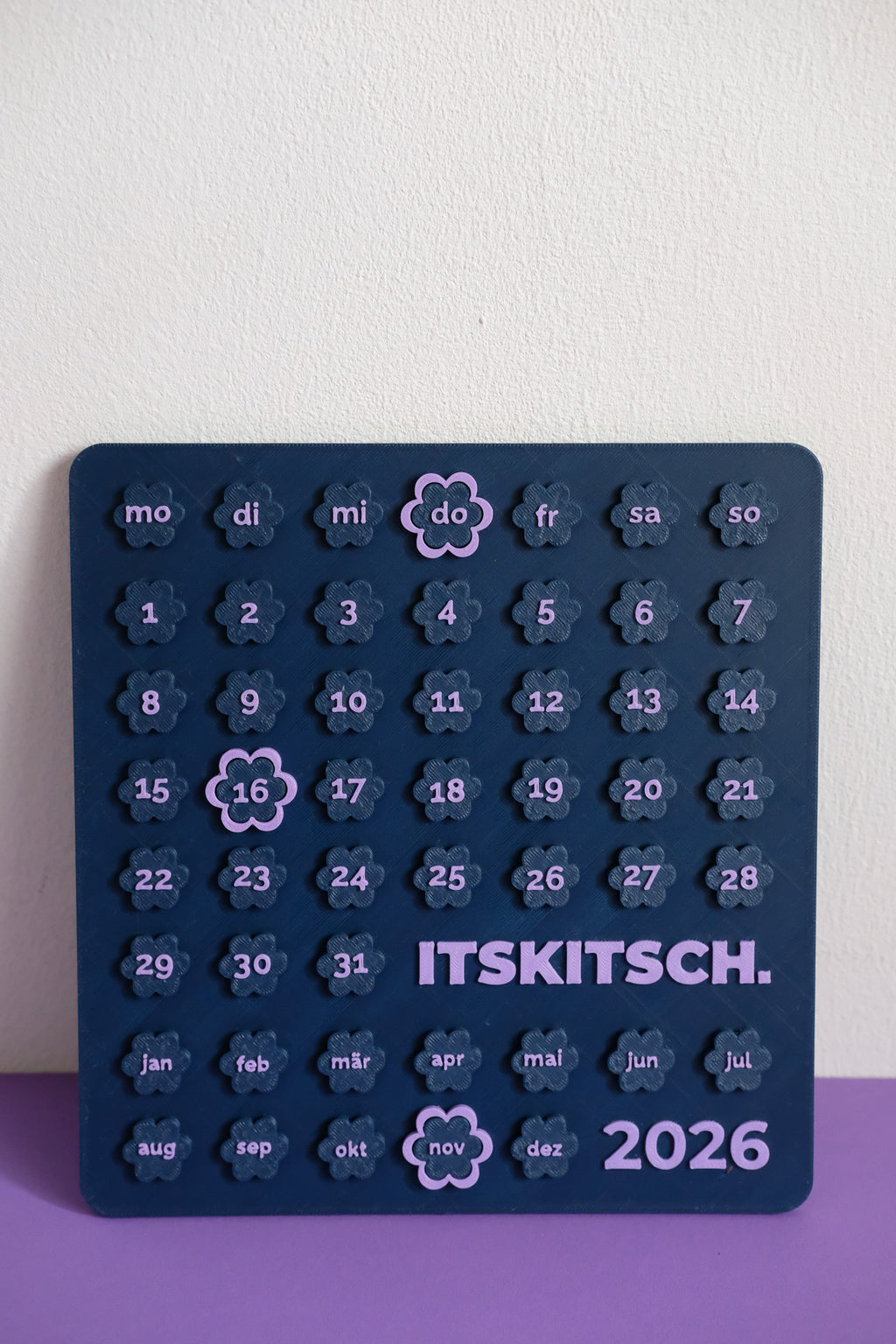 2026 Kalender (Blue - Purple)