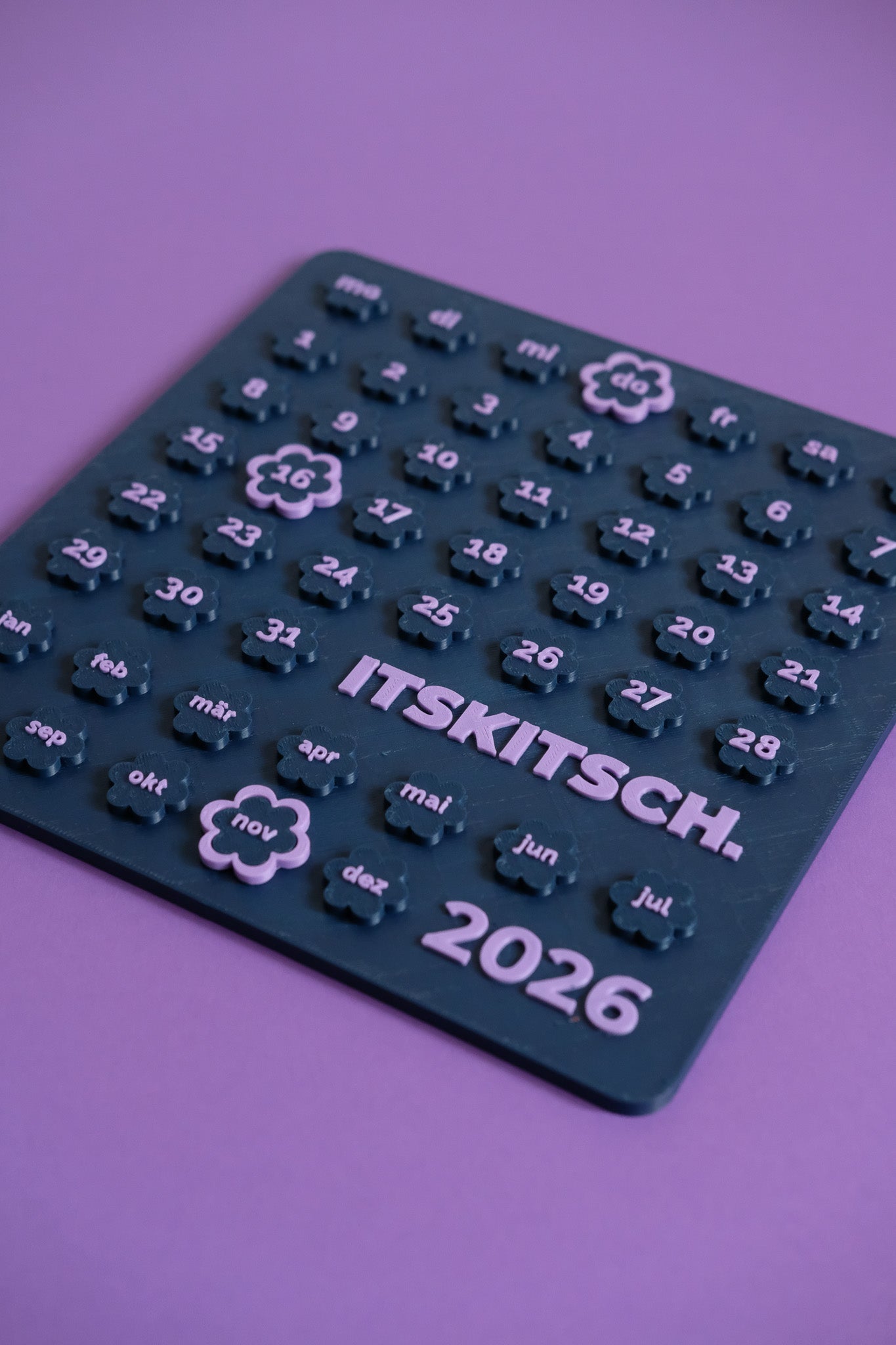 2026 Kalender (Blue - Purple)