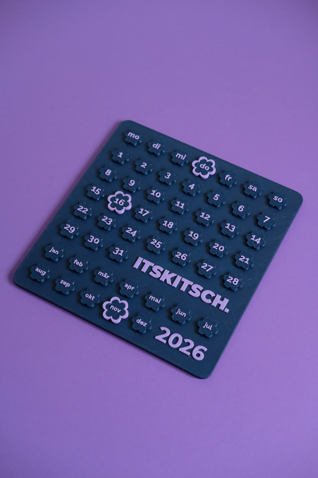 2026 Kalender (Blue - Purple)