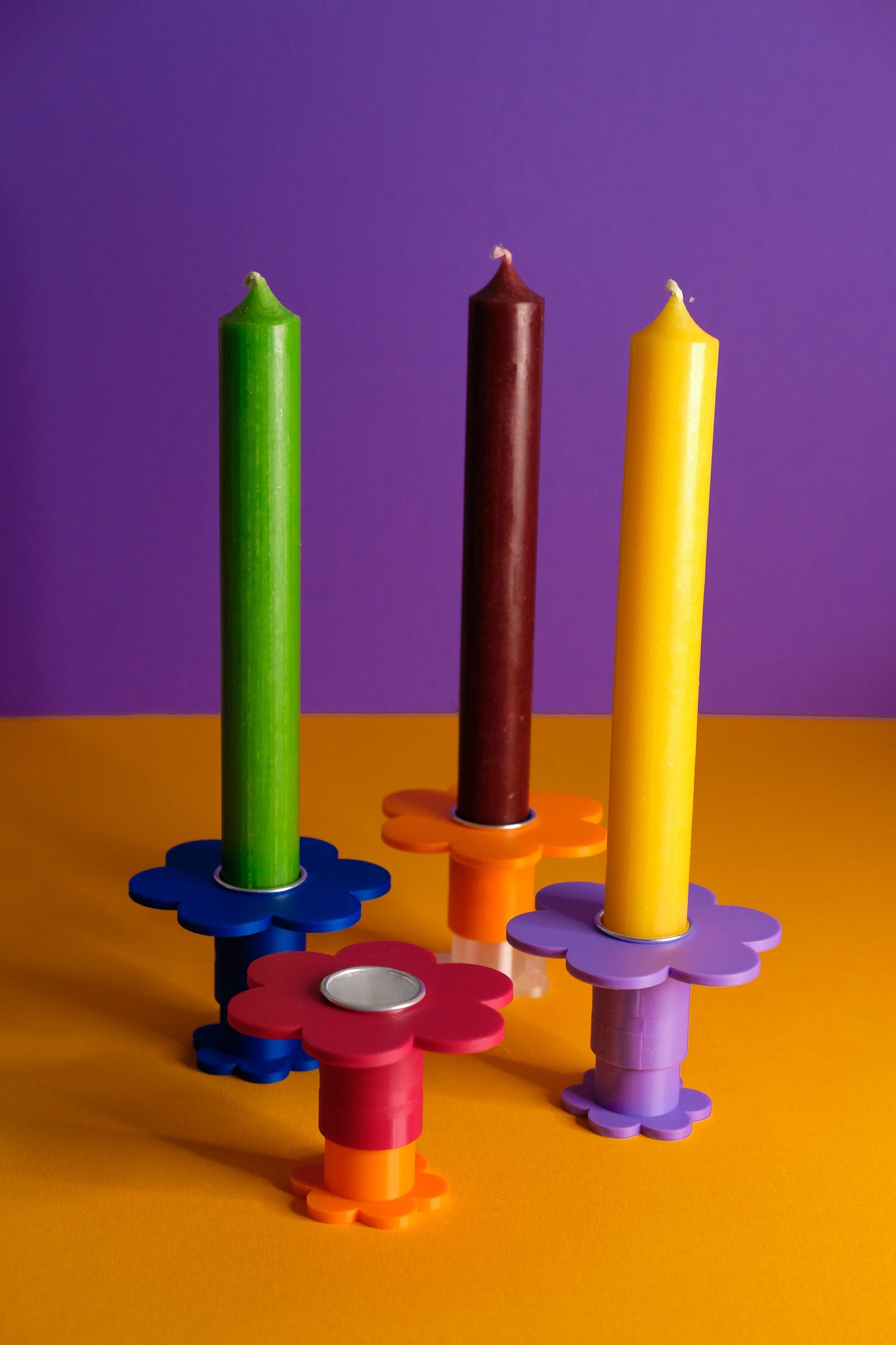 BLOOM - Candle Holder (Electric Blue)