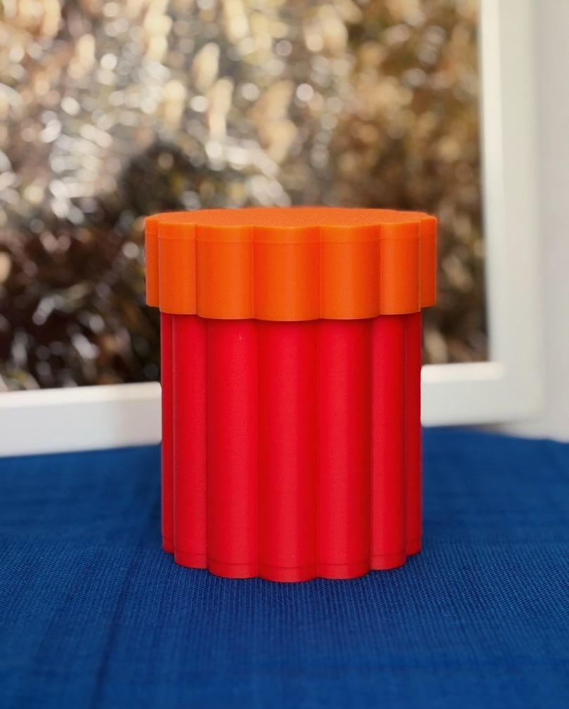 Cloud3 Bathroom Set - (Orange-Red-Lavender)